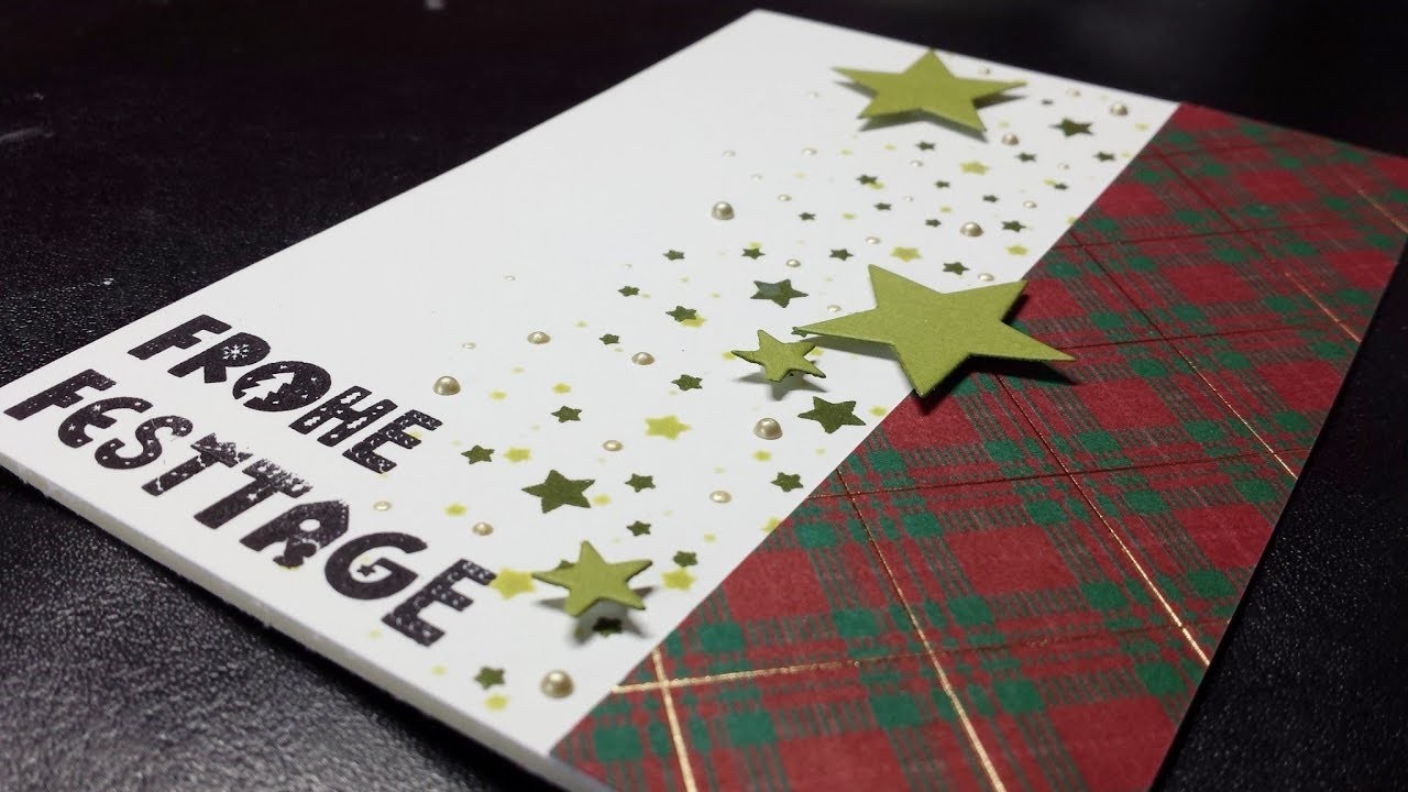 Weihnachtskarte | schnell & einfach | Creative-Depot | Stampin' Up! | Ohrenpost