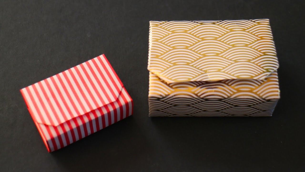 Basteln mit  Papier: 'Geschenk Box' für Geburtstag, Valentinstag, Hochzeit & Weihnachten [W+]