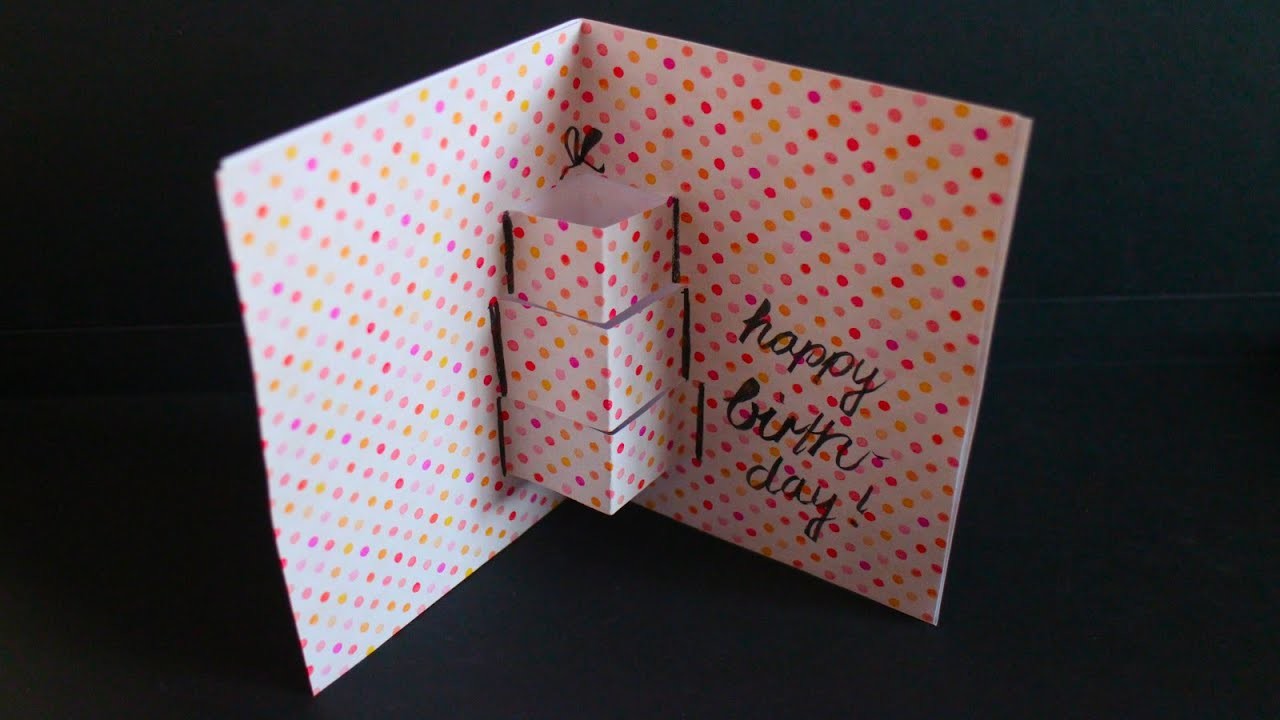 Basteln mit Papier: Pop up Karte für Geburtstag, Hochzeit & Weihnachten [W+]