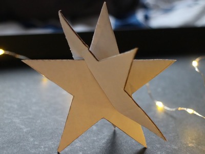 Basteln mit Papier: 'Stern' für Dekoration an Weihnachten, Winter & Adventszeit [W+]