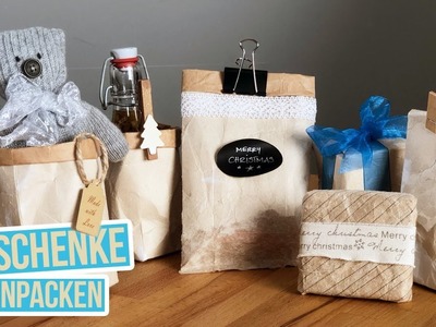 DIY Geschenkverpackung aus Tetrapack basteln | Milchtüten Upcycling