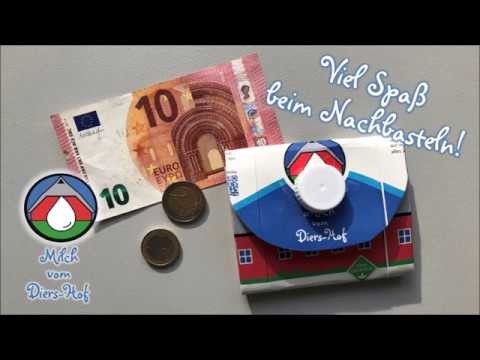 DIY: Portemonnaie aus Tetrapack falten - Bastelanleitung