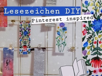 LESEZEICHEN DIY - Tolle Geschenkidee - Krealiv