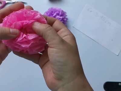 Papier Blumen schnell und einfach selber basteln anleitung tutorial