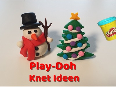 Play-Doh Tannenbaum kneten, Weihnachten Teil 2, Ideen aus Knete Playdoh. Basteln, Spielen für Kinder