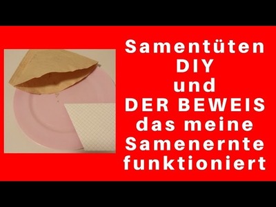 Samentüten ohne Kleber basteln