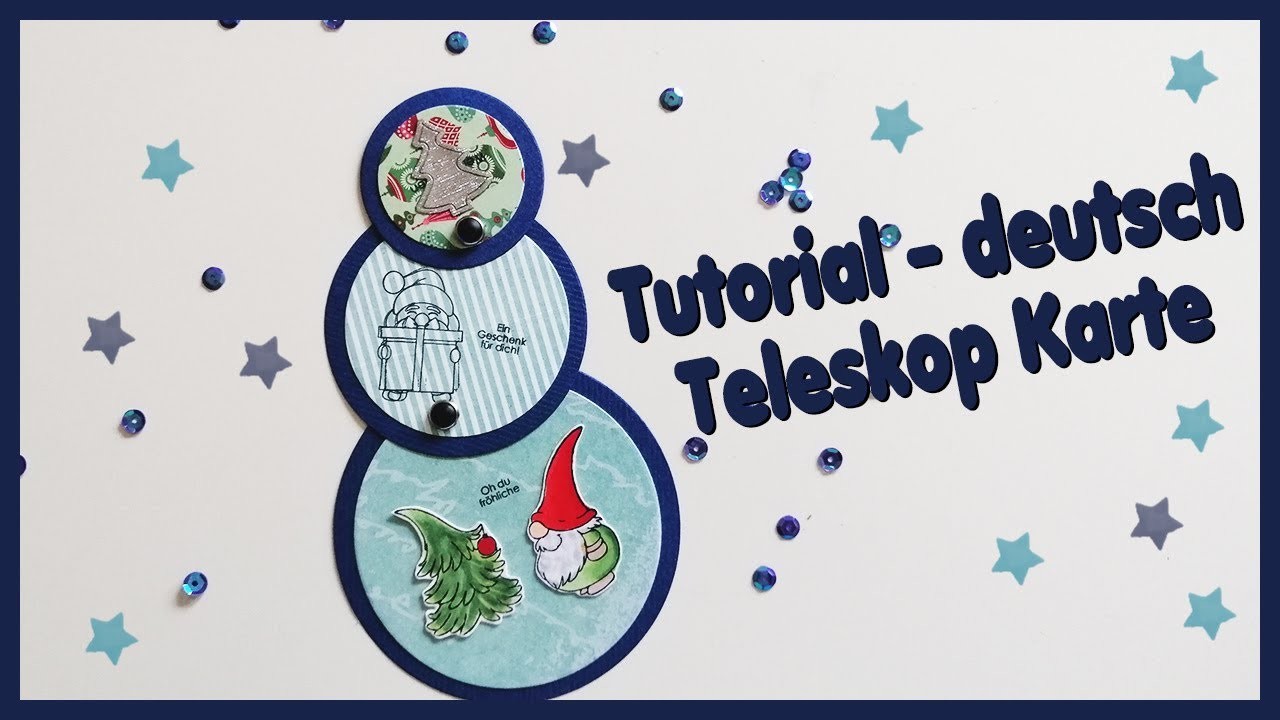 Teleskop Karte [Tutorial - deutsch] | #Karte #basteln