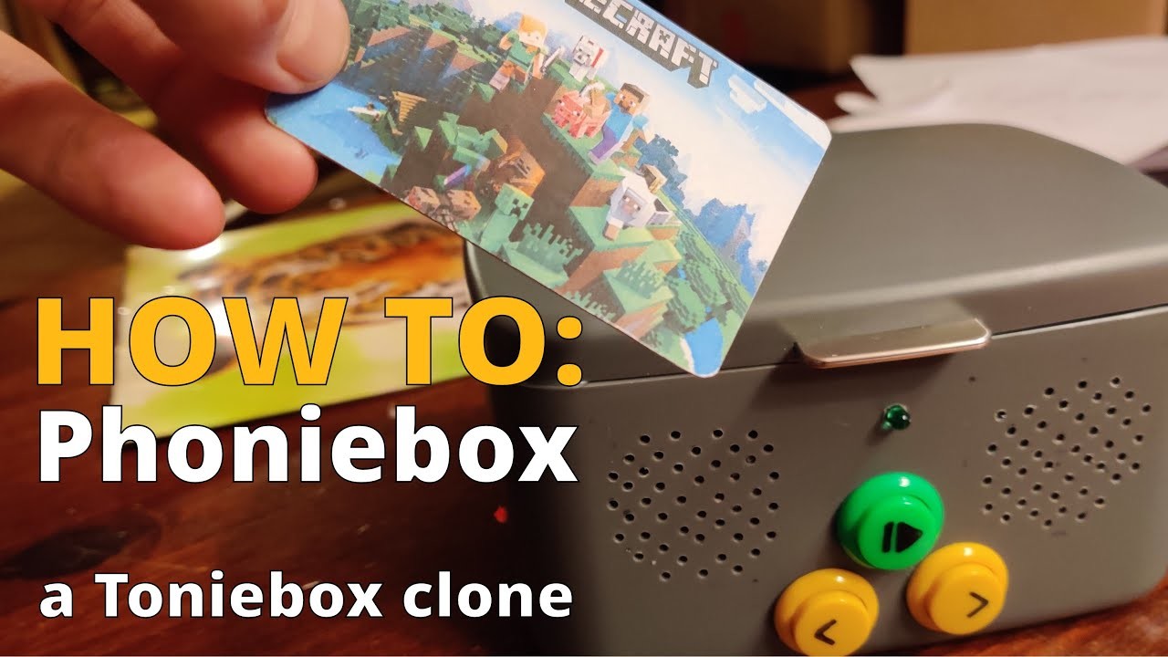 Toniebox Klon selbst bauen - Phoniebox | Musikbox für Kinder mit @Spotify