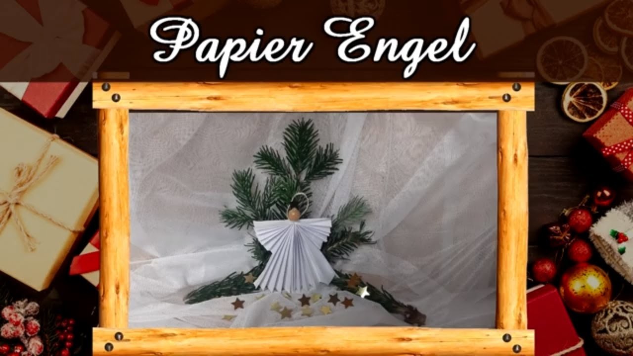 Türchen Nr. 3 | Wir basteln einen Weihnachts-Engel | Weihnachtsbasteln | Weihnachts-Deko DIY XMAS