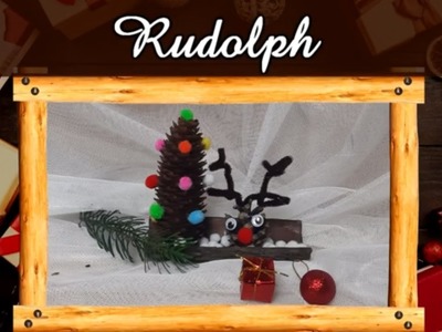 Türchen Nr. 6 | Wir basteln Rudolph das Rentier | Weihnachtsbasteln | Weihnachts-Deko DIY XMAS
