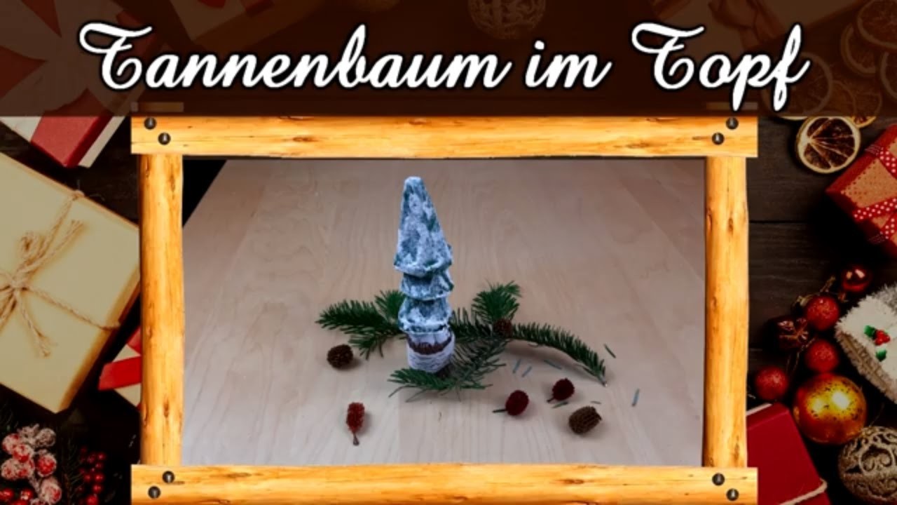 Türchen Nr. 7 | Wir basteln einen Tannenbaum | Weihnachtsbasteln | Weihnachts-Deko | XMAS DIY
