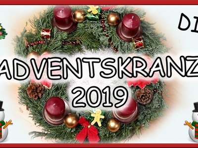 Unser Adventskranz für 2019 | DIY | Binden und Dekorieren | einfache Anleitung | Alina Jasmin