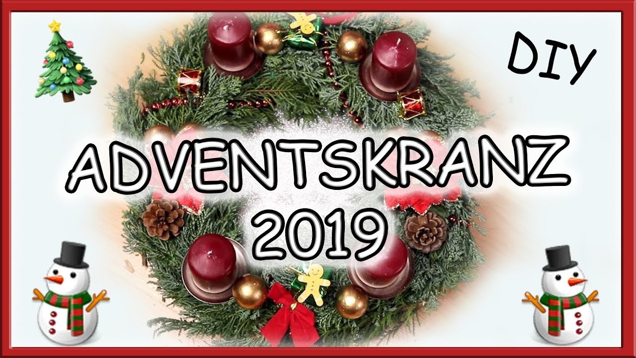 Unser Adventskranz für 2019 | DIY | Binden und Dekorieren | einfache Anleitung | Alina Jasmin