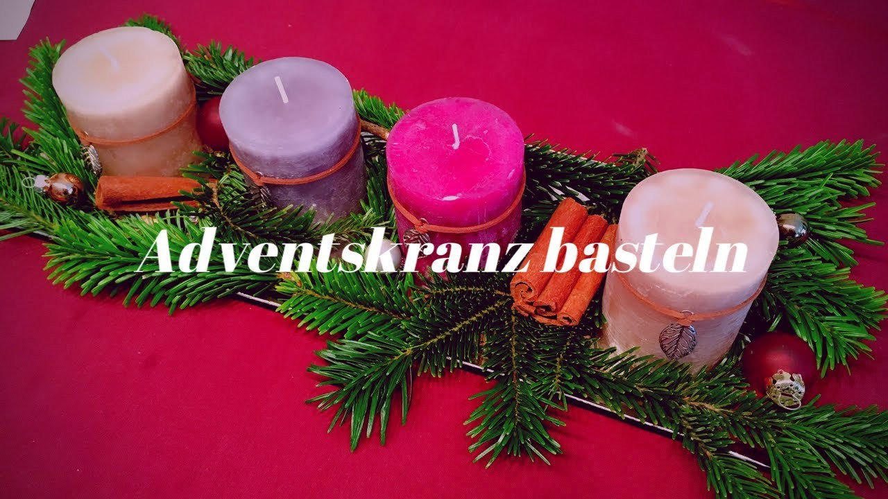 Vlogmas 2019 ???? Der 1. Advent ???? Adventskranz basteln ????️✨ #Adventszeit #Weihnachtszeit in Deutschland