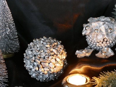 Weihnachtsdeko – Kugeln basteln – decorative balls – dekoracji kulki – Декоративные шары