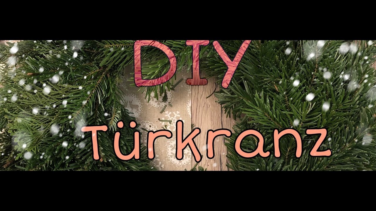 Weihnachtsdeko- schnell und einfach! - DIY Türkranz
