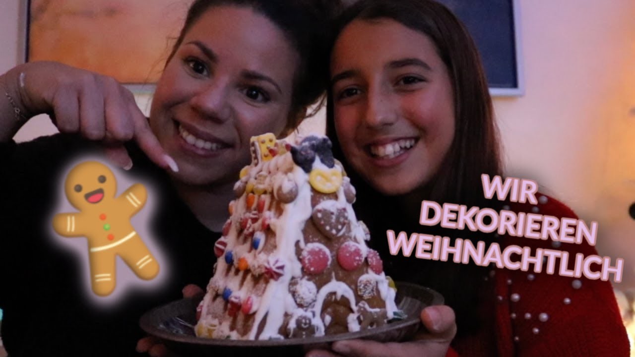 WEIHNACHTSDEKORATION ✨| Meine Nichte und ich dekorieren die Wohnung????| DIY | Lidia Delgado