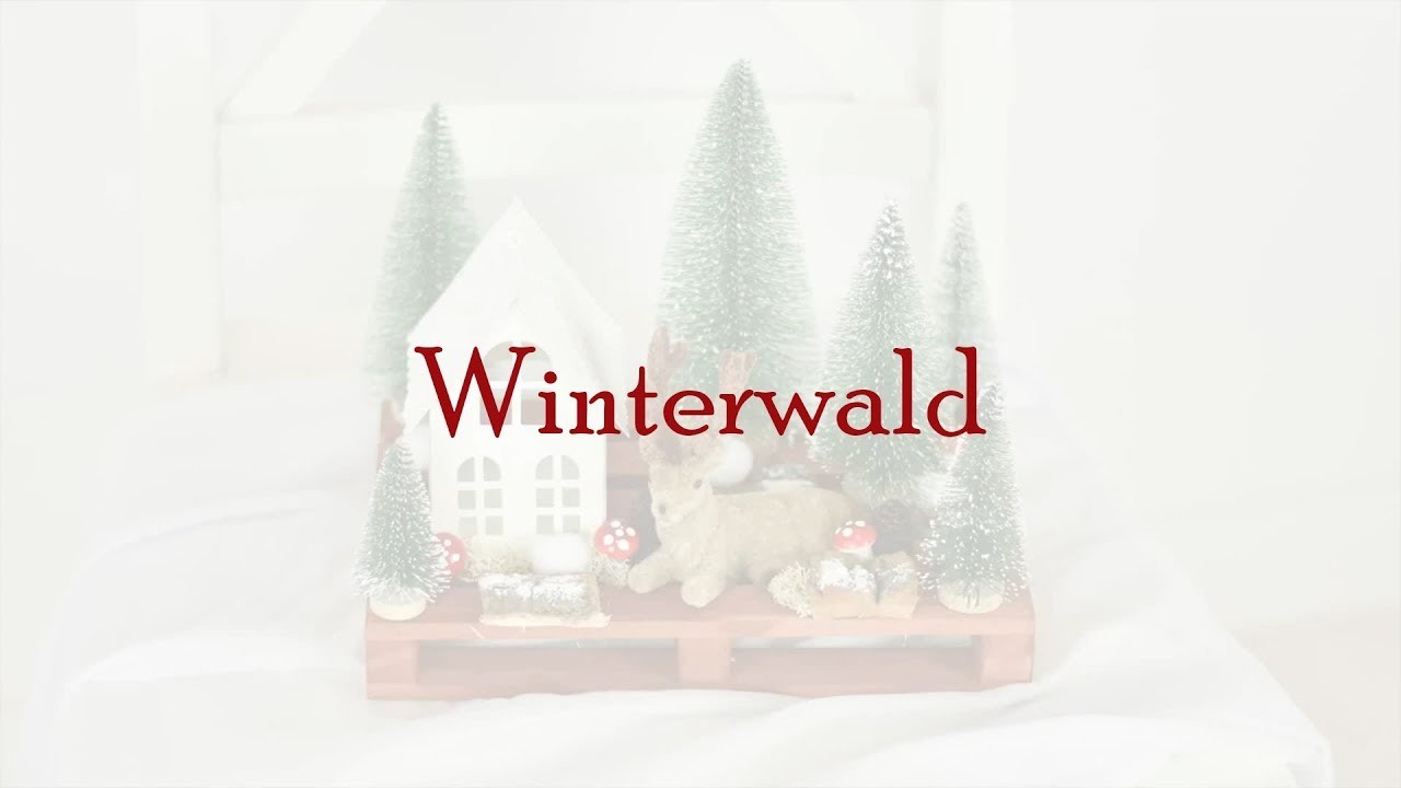 Winterwald- Tischdekoration || DIY Ideen mit #unserewonne || wonne.at