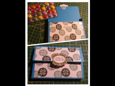 Wir basteln einen adventskalender. Variante 2