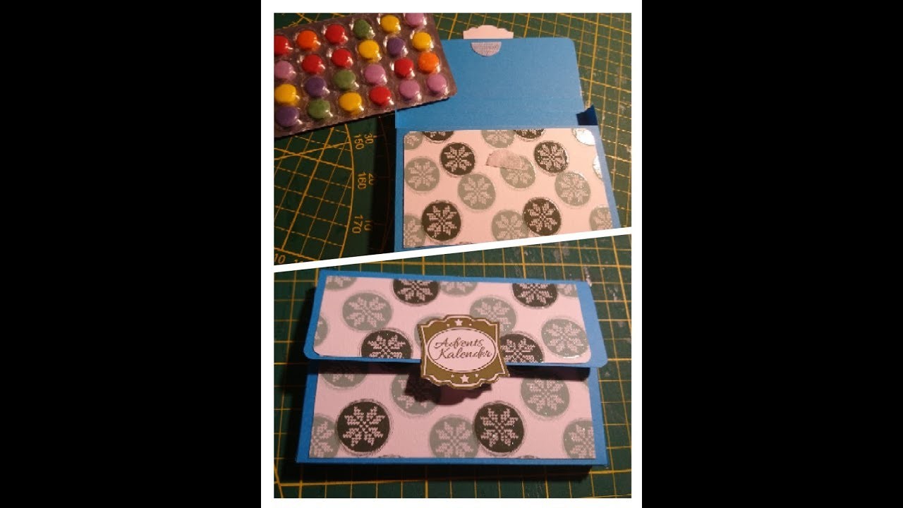 Wir basteln einen adventskalender. Variante 2
