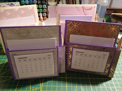 Wir basteln einen Tischkalender Variante 1