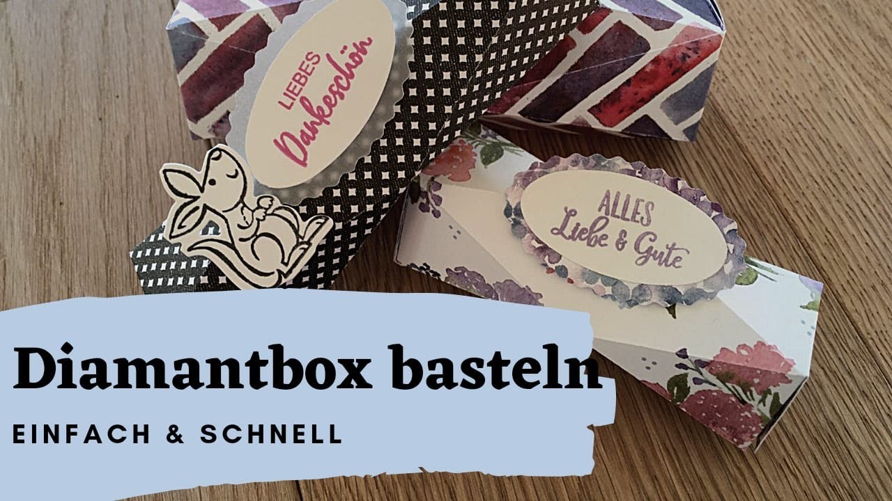 Anleitung: Diamantbox mit Stampin' UP!