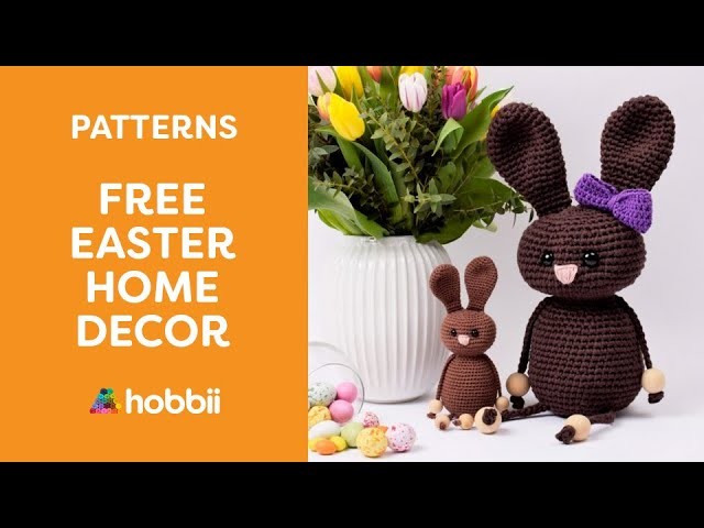 Crochet Easter Home Decor from @Hobbii - Cute Free Patterns