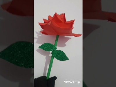 Diy Paper Rose Handmade