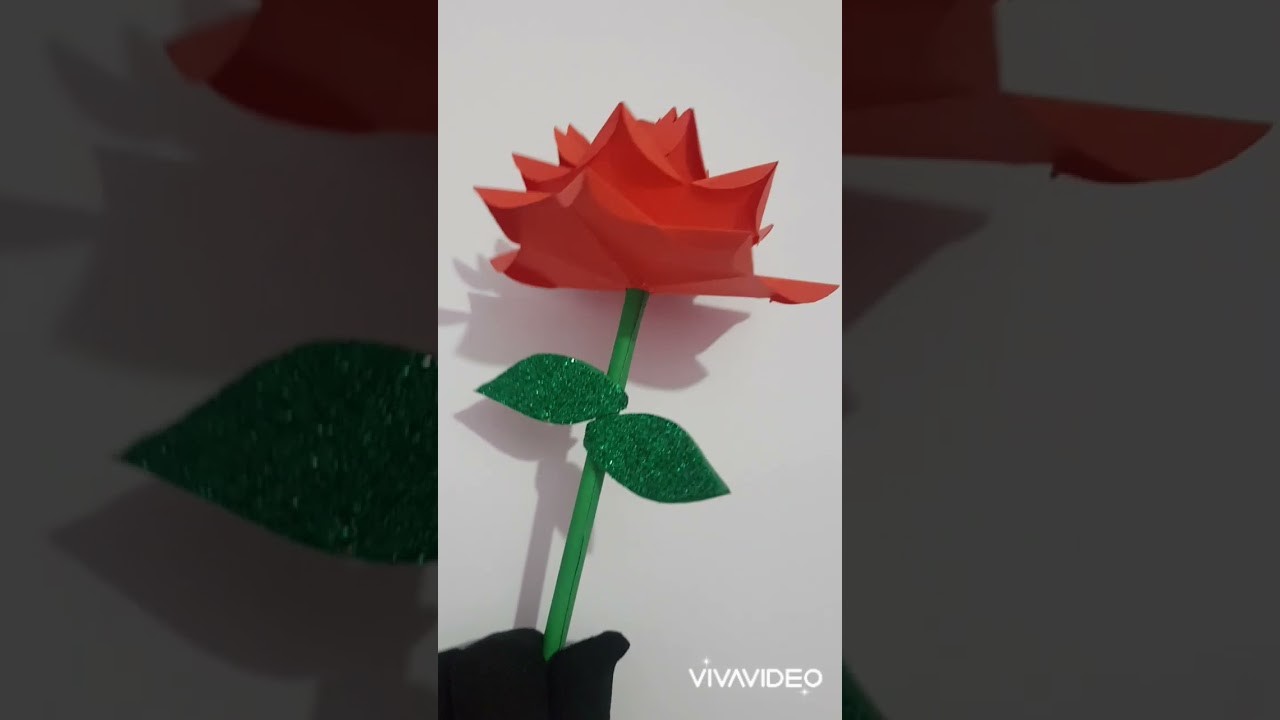 Diy Paper Rose Handmade
