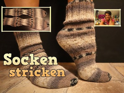 DIY, Strümpfe ohne Fersenkappe stricken, Socken stricken leicht gemacht, Strickanleitung