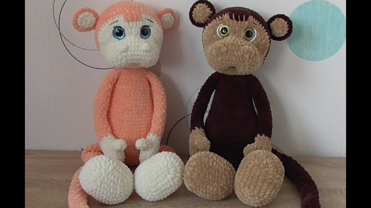 Gehäkelter Affe Teil2