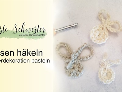 Hasen häkeln, crochet bunny