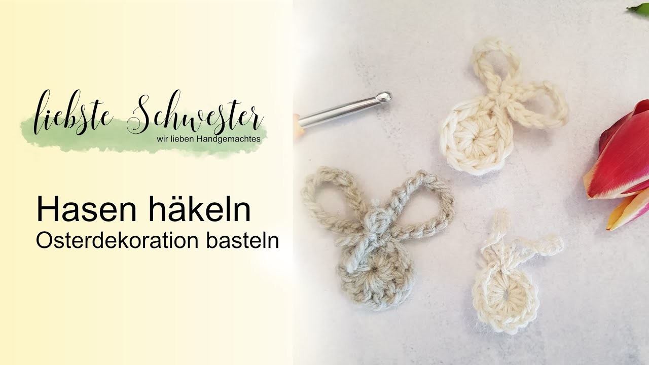 Hasen häkeln, crochet bunny