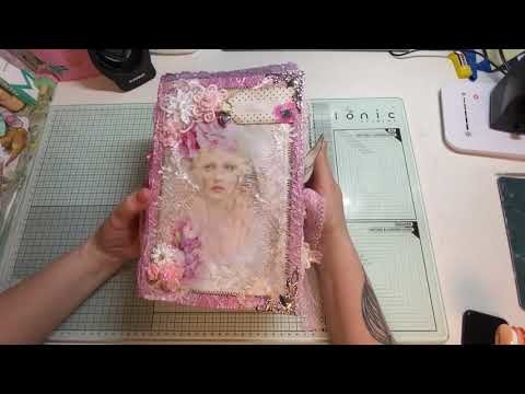 Junk Journal Vintage Rosen Spitze