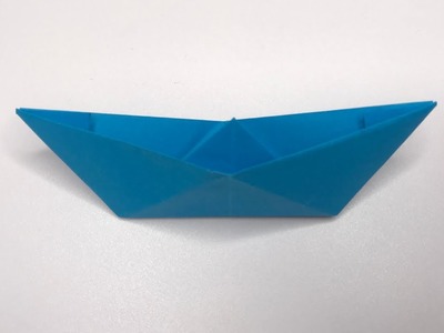 Origami Papierboot falten