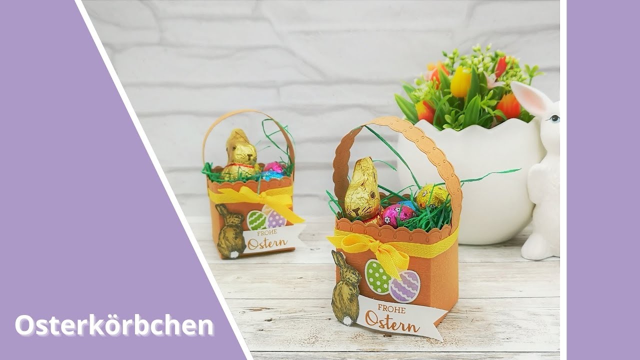 Osterkörbchen. Stampin' Up!. Geschenk zu Ostern