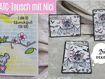 #YTB ATC Tausch mit Nici Chaoseule und Infos zur Basteleulen-Gruppe