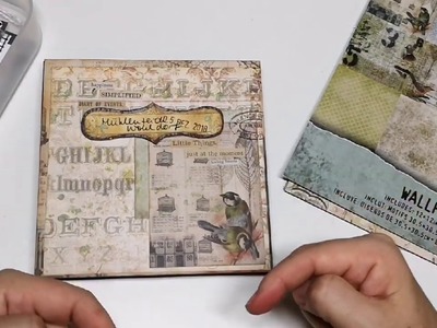 6x6 Accordion Mini Album. Tutorial @yourbookofmemories. FLIP THROUGH. Anleitung