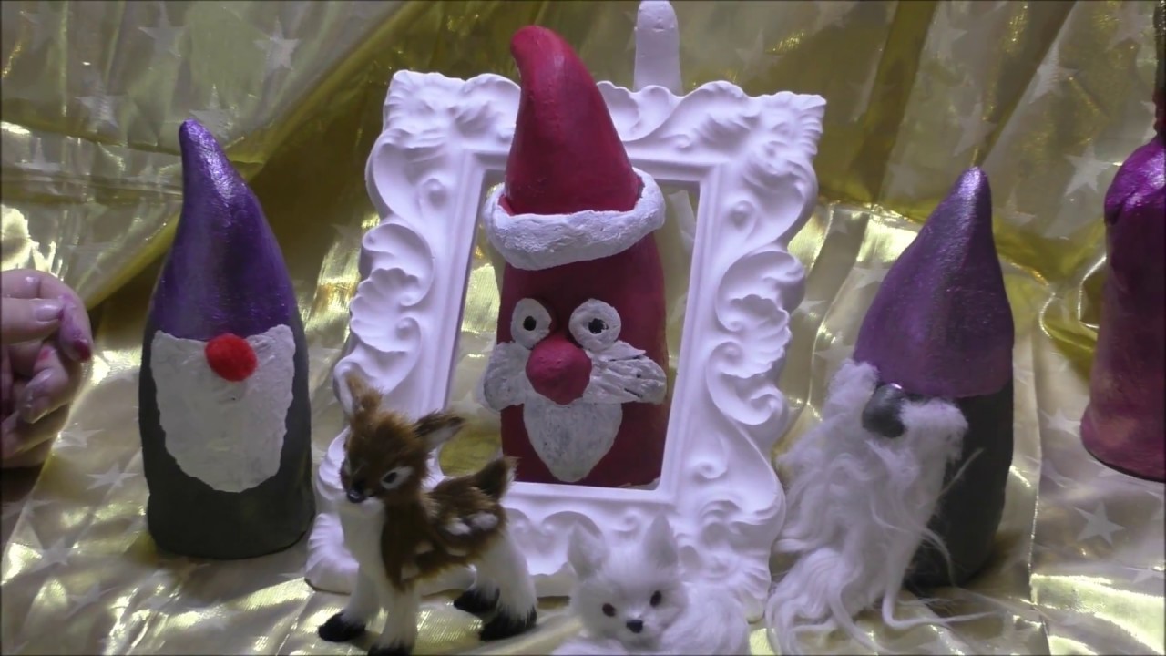 Beton Wichtel -  ganz schnell selbst gemacht