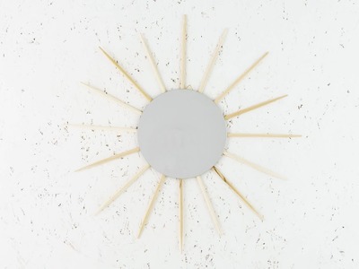 DIY Wanddeko - Sonnenspiegel Teil eins