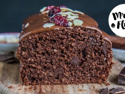 Gesunder Schoko-Bananenkuchen glutenfrei, ohne weissen Zucker