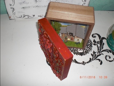 Miniatur Krippe in der Box -  eine Weihnachtskrippe in einer Kiste