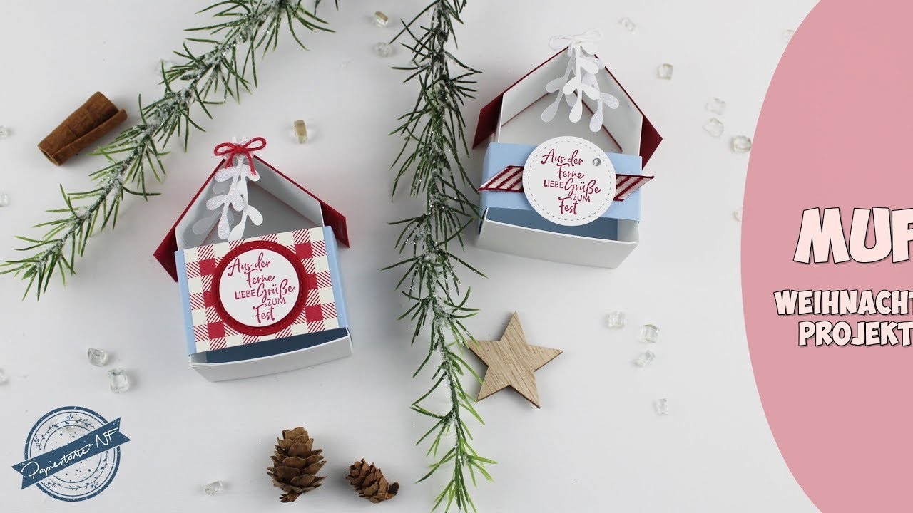 Anleitung #356: MUF 12.5: Weihnachts-Häuschen. Set: Weihnachtsmix