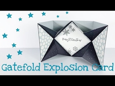 Gatefold Explosion Card [tutorial | deutsch]