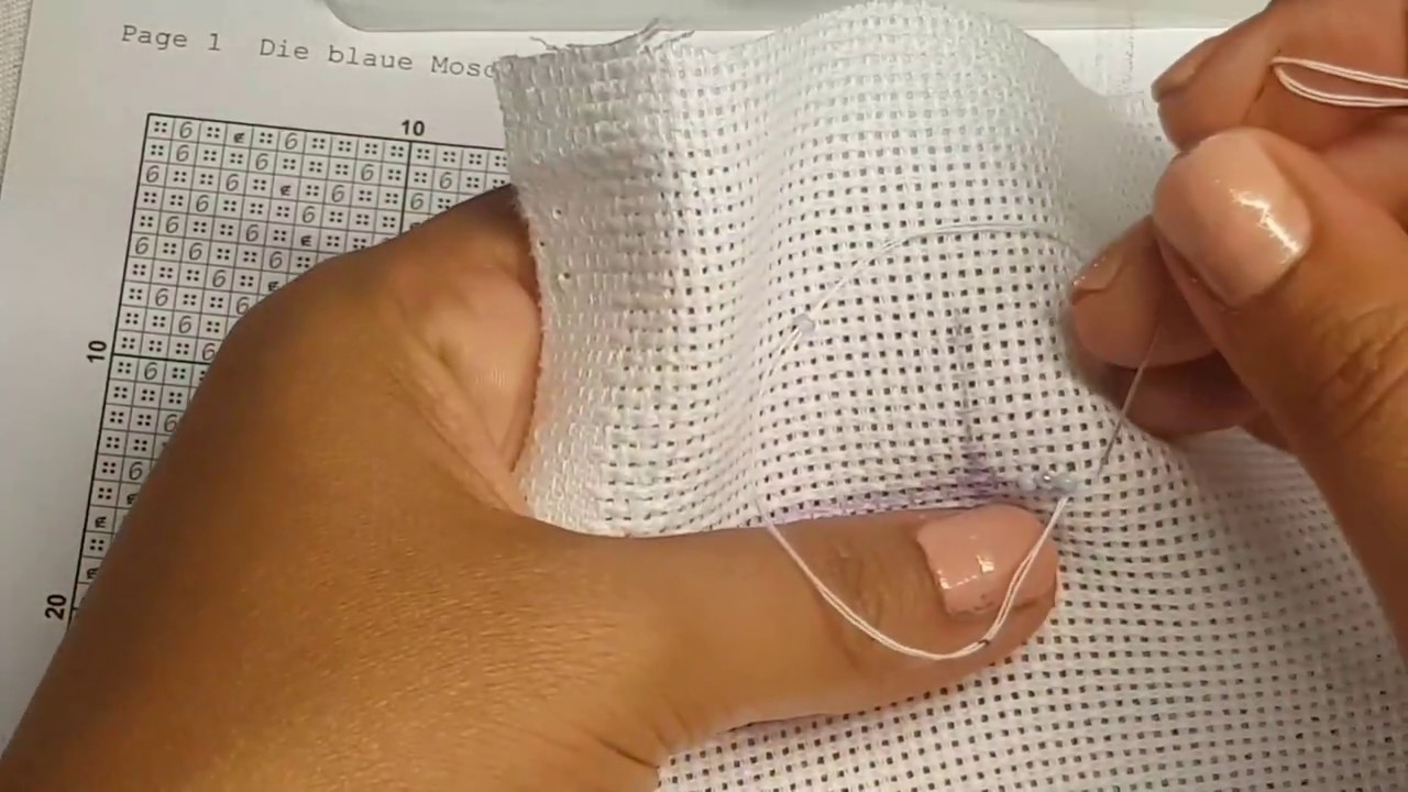 Tokareva Perlenstickbild " Die Blaue Moschee "