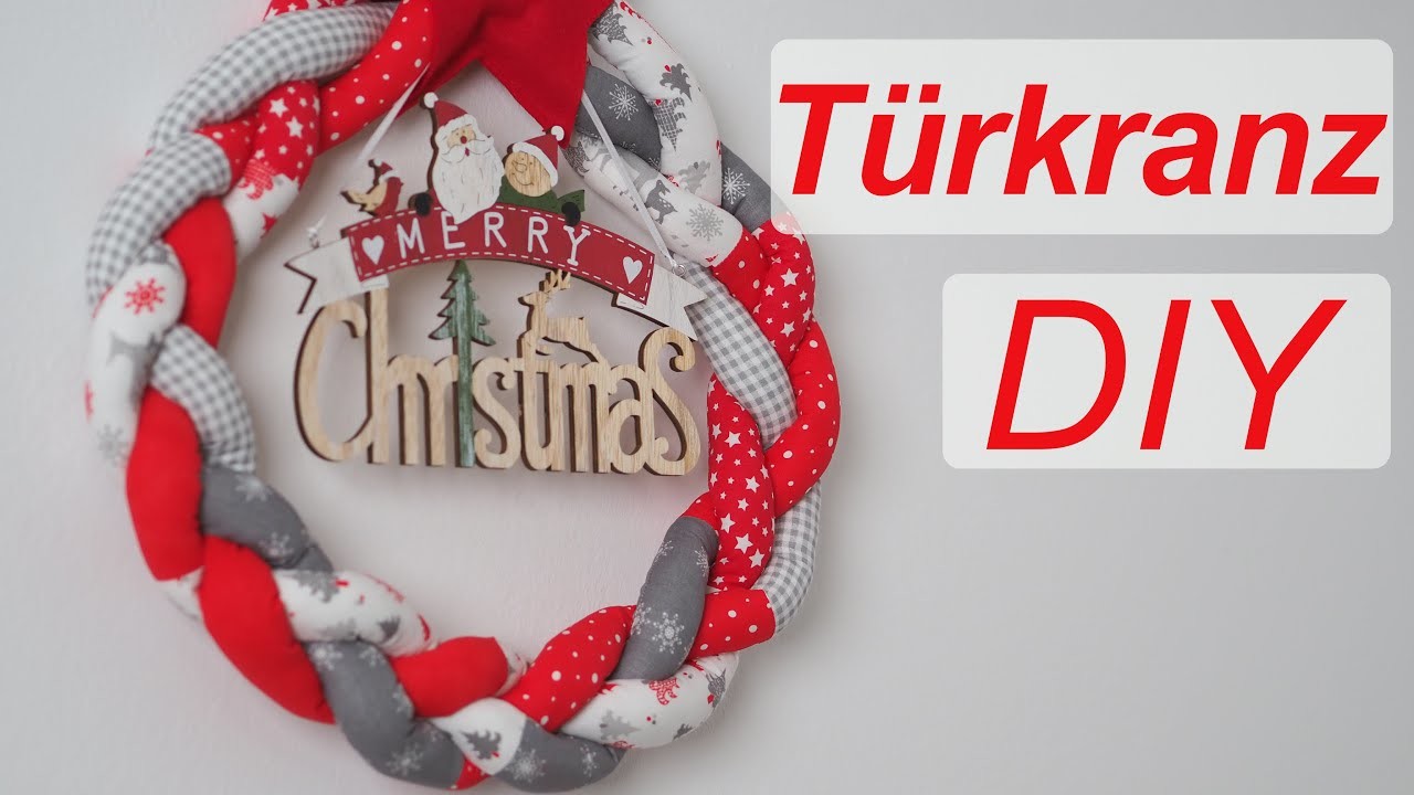 Türkranz nähen - Weihnachtsdeko nähen - Annas Adventskalender im November - Türchen 19