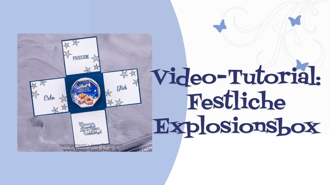 Tutorial: Festliche Explosionsbox