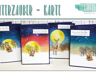 Winterzauber - Karte mit Nature's Beauty