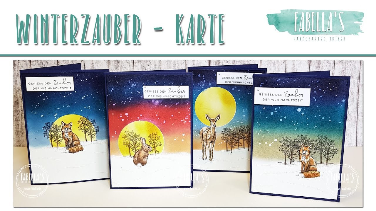 Winterzauber - Karte mit Nature's Beauty