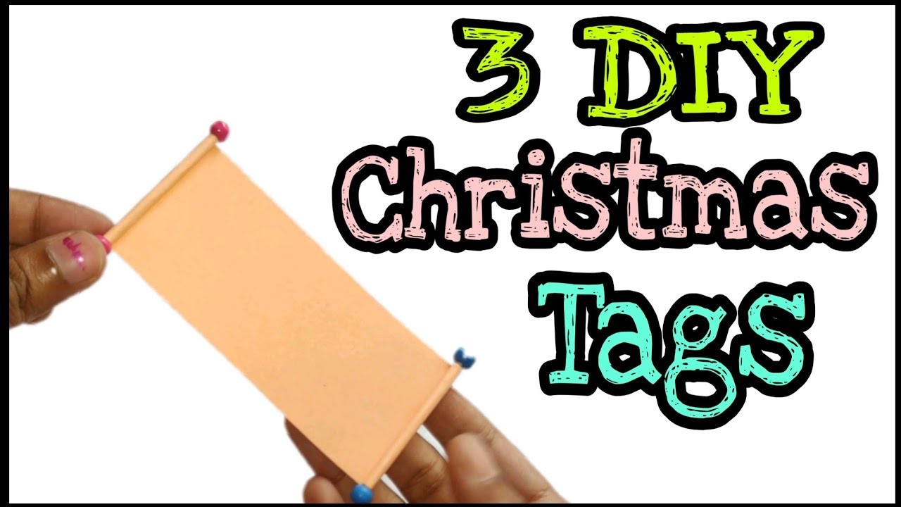 3 DIY Christmas Tags | Gift tags